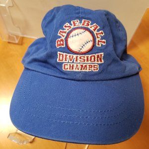 BASEBALL HAT by THE CHILDREN'S PLACE - BOYS 3T-4T STRETCH FIT "DIVISION CHAMPS"